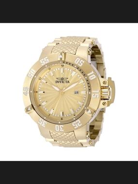Invicta Sub Aqua Noma Gold Stainless Steel Men's Watch 50mm